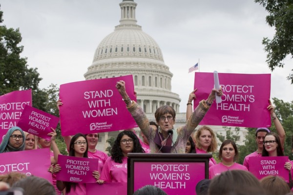 Rep. Rosa DeLauro, D-Conn., speaks at rally sponsored by Planned Parenthood Federation of America to oppose legislation that would limit legal aportion, on Capitol Hill in Washington, Thursday, July 11, 2013. (AP Photo/J. Scott Applewhite)